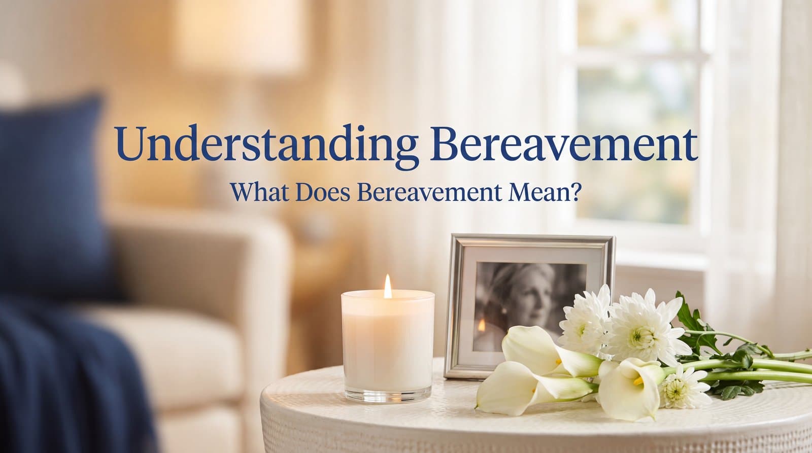 A compassionate guide to what bereavement means, exploring grief, mourning, and healing after the loss of a loved one
